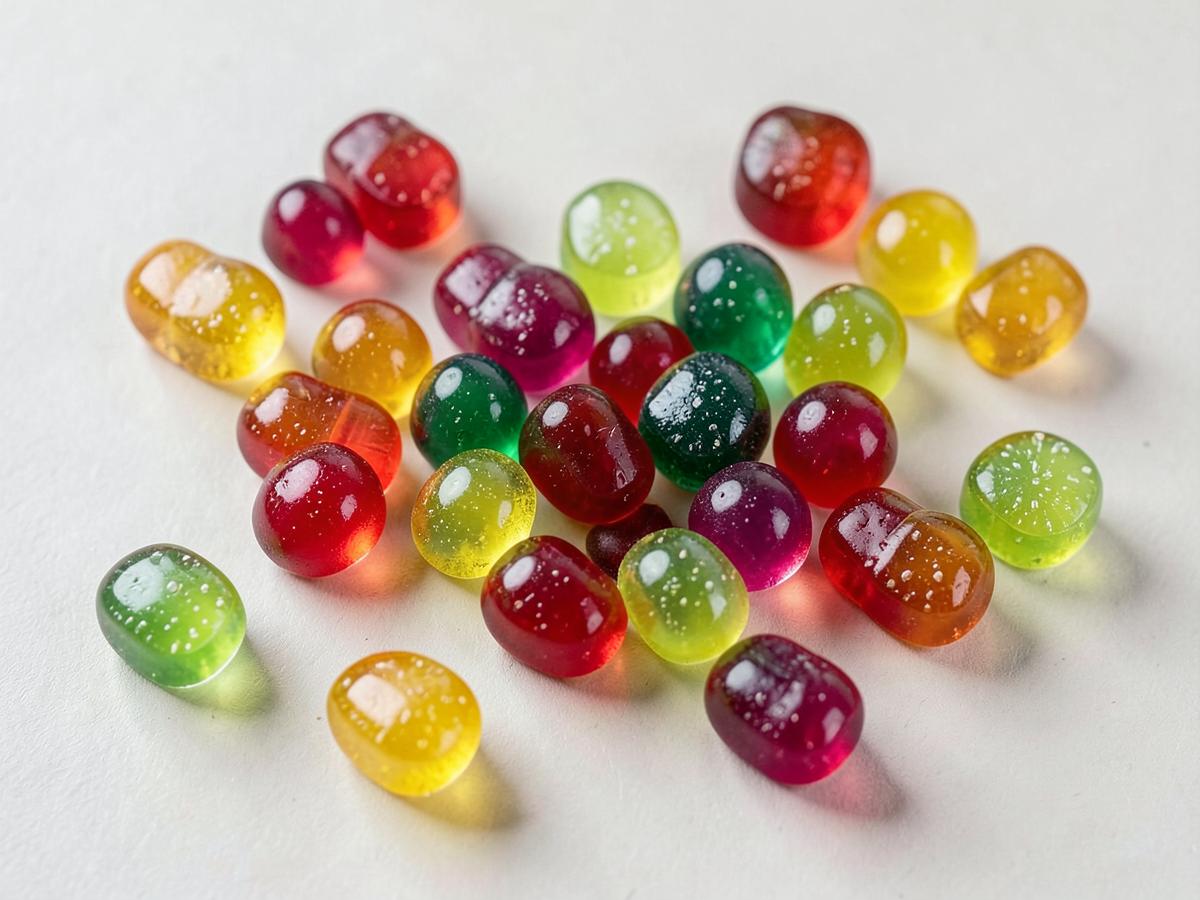Unbranded assorted supplement gummies